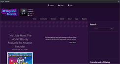 Desktop Screenshot of bronydom.net