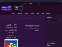 Tablet Screenshot of bronydom.net